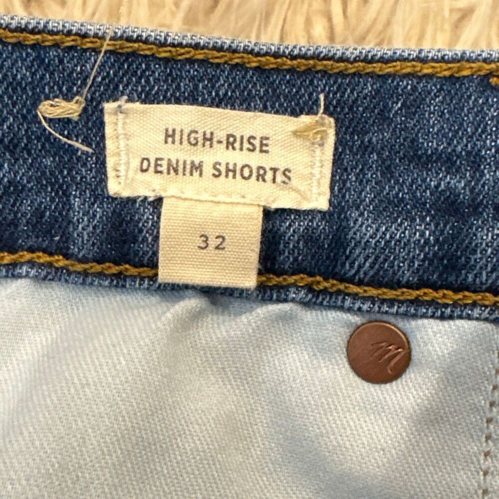 Madewell the high rise denim shorts size 32 - Picture 2 of 4
